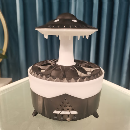 “Feel Refreshed Every Night  Raindrop Ultrasonic Cool‑Mist Humidifier – Quiet, Stylish, Aromatherapy-Ready for Home & Office”