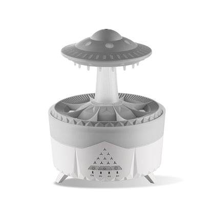 “Feel Refreshed Every Night  Raindrop Ultrasonic Cool‑Mist Humidifier – Quiet, Stylish, Aromatherapy-Ready for Home & Office”