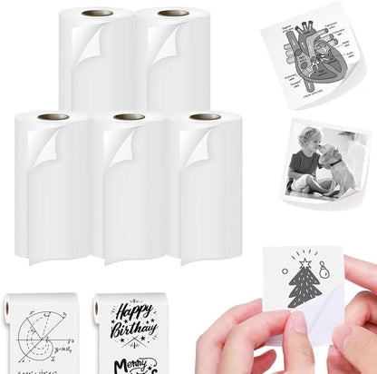 “Mini Pocket Thermal Printer – Inkless Bluetooth Sticker & Label Maker for Notes, Photos & Journals”