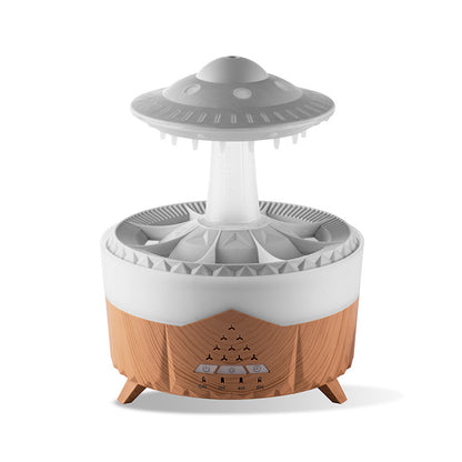 “Feel Refreshed Every Night  Raindrop Ultrasonic Cool‑Mist Humidifier – Quiet, Stylish, Aromatherapy-Ready for Home & Office”