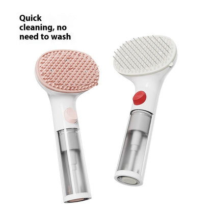 "3 in 1 Pet Steam Grooming Brush – Wash-Free Hair Removal, Gentle Cleaning & Love-Filled Care for Dogs & Cats"