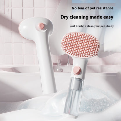 "3 in 1 Pet Steam Grooming Brush – Wash-Free Hair Removal, Gentle Cleaning & Love-Filled Care for Dogs & Cats"