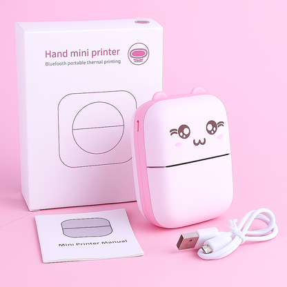 “Mini Pocket Thermal Printer – Inkless Bluetooth Sticker & Label Maker for Notes, Photos & Journals”